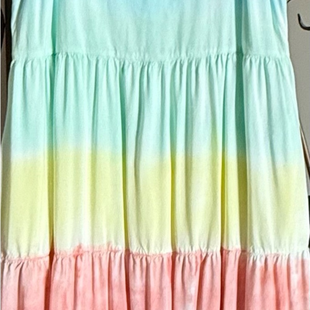 Pastel Tie-Dye Maxi Dress